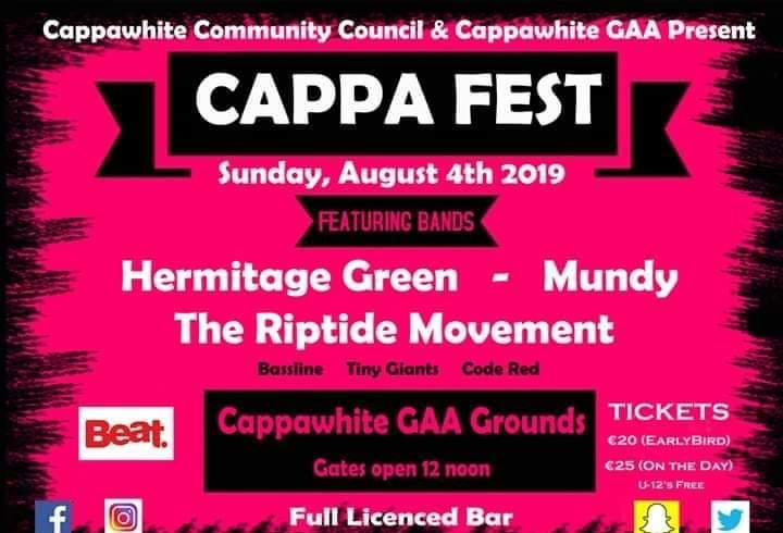 Cappa Fest – 4th August 2019