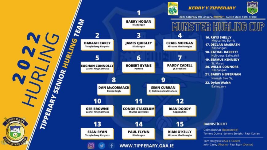 Rian Doody – Tipperary vs Kerry