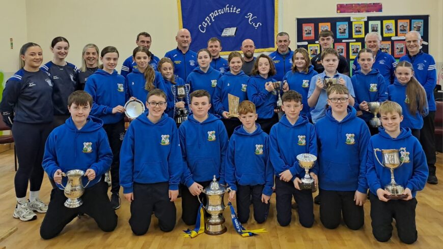 Victorious Cappawhite & Tipperary players visit primary schools!